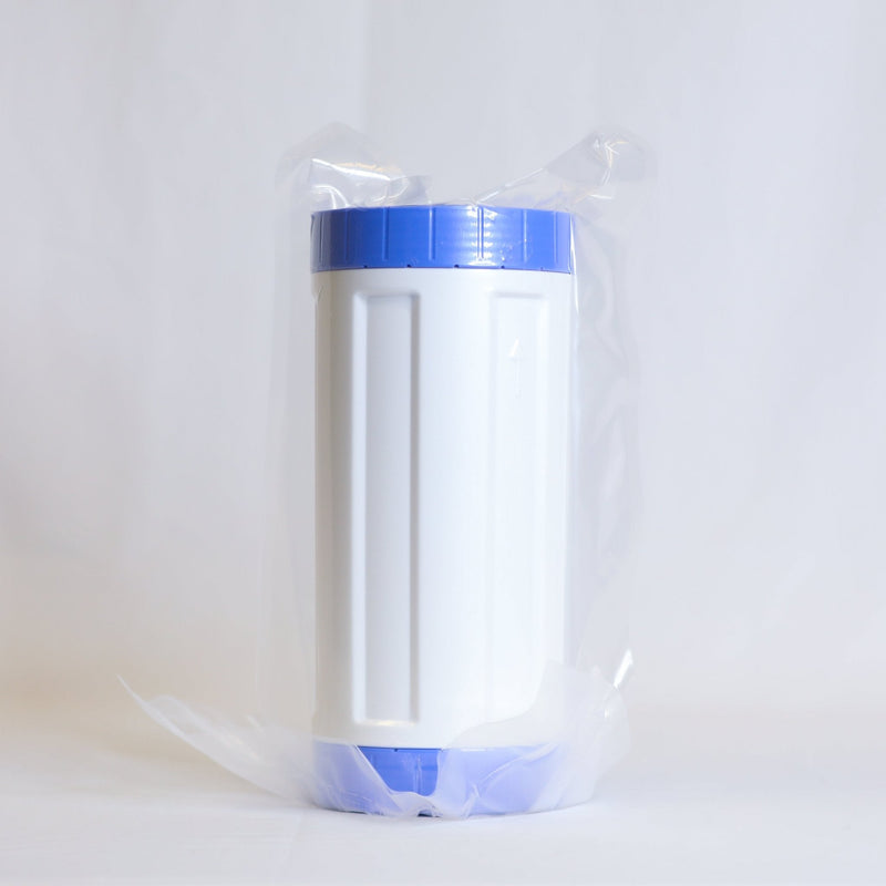 Tucker 4.5 x 10 DI filter in bag, side view