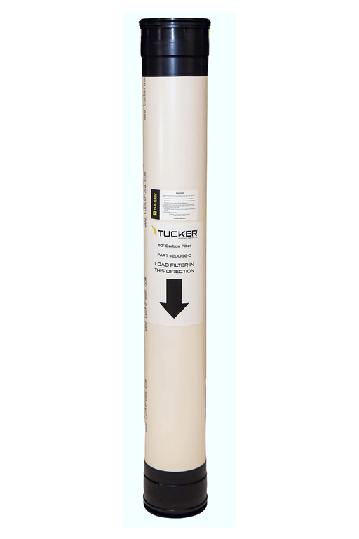 Tucker 30 inch carbon filter cartridge, standing