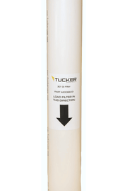 Tucker 30 inch DI filter label, load direction arrow
