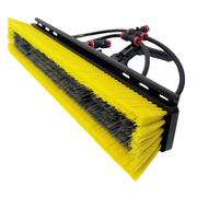 Tucker XL Alpha hybrid Glide brush, bristle side angle