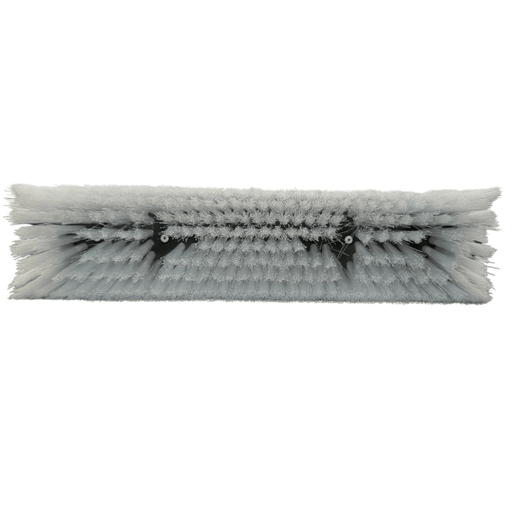 Tucker Dual Trim white nylon bristle face, top view