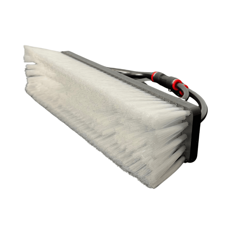 Tucker Dual Trim white nylon brush, side angle