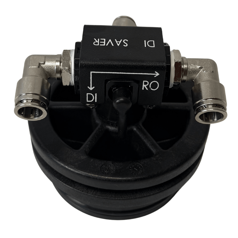 Tucker H2Pro DI Saver replacement hub with push fittings, top view