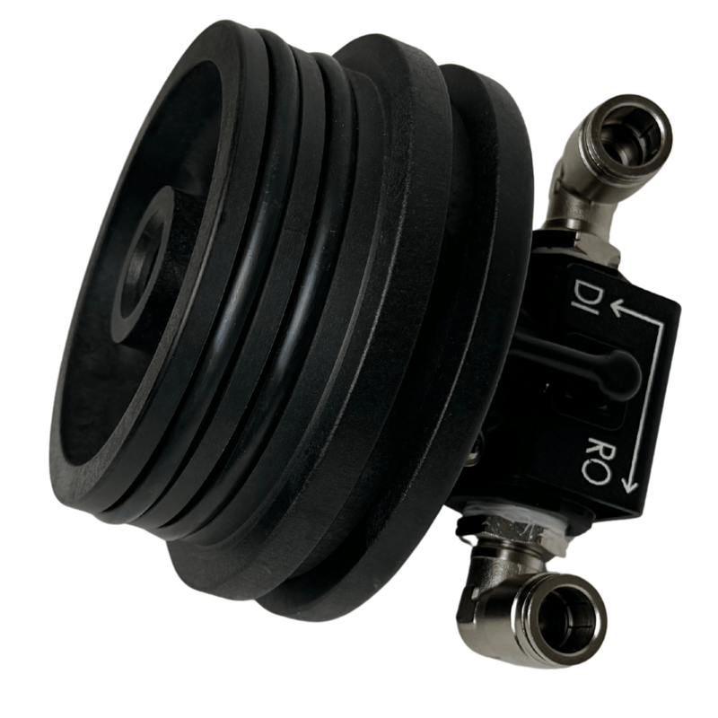 Tucker H2Pro DI Saver hub, side angle with O rings