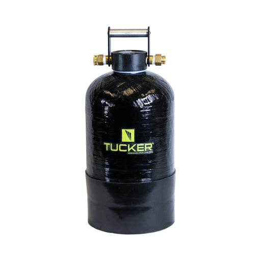 Tucker HandyPure DI tank with carry handle and brass inlet and outlet fittings