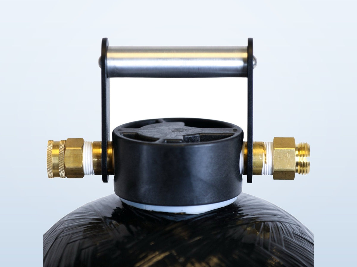 Brass Fittings at the Tank Head