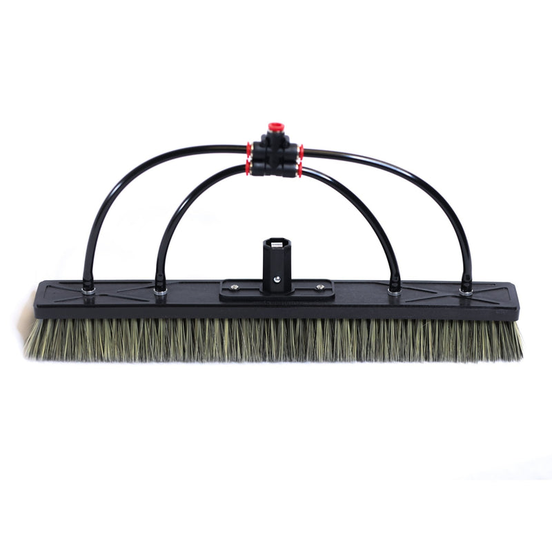 Tucker XL Honey Badger water-fed brush, 4 pencil jets, front view