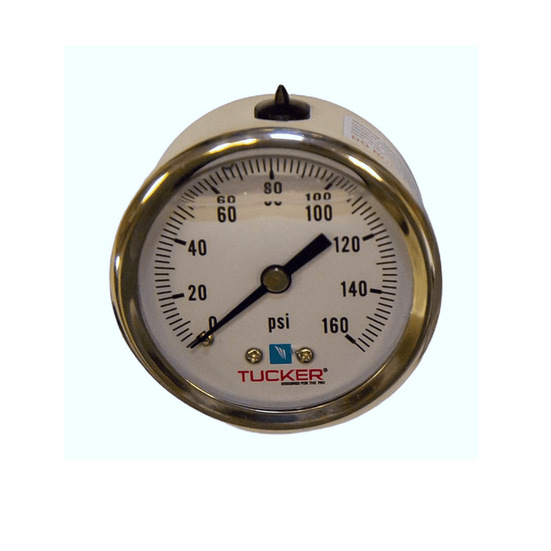Tucker pressure gauge dial, 0 to 160 psi