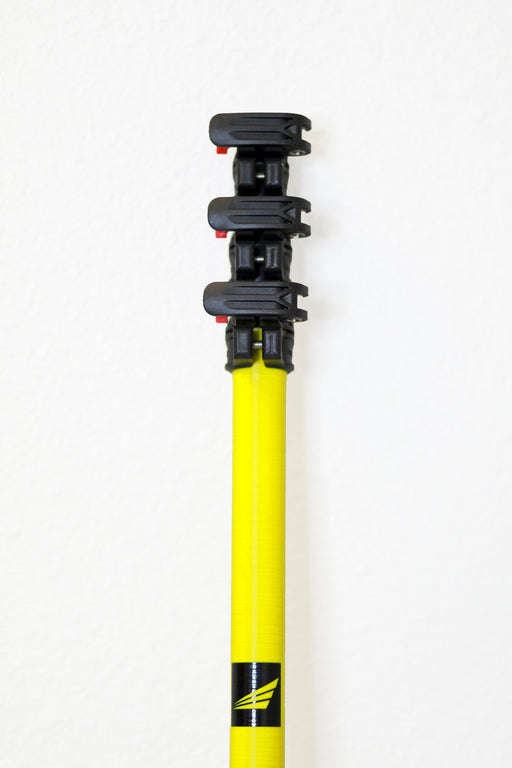 Tucker Junior pole top clamps close-up with red release tabs