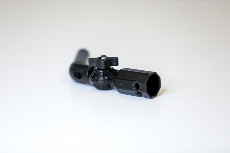 Tucker LOCT adjustable gooseneck, end view