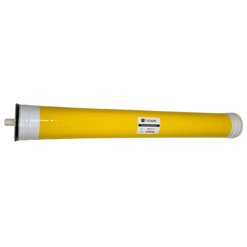 Tucker 30 inch Max Flow RO membrane, yellow wrap with label