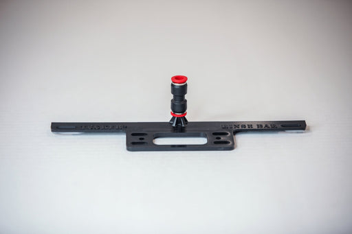 Tucker Over the Top rinse bar, small plastic, front view