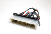 Tucker hybrid boar and white nylon water fed brush with pencil jet feed lines