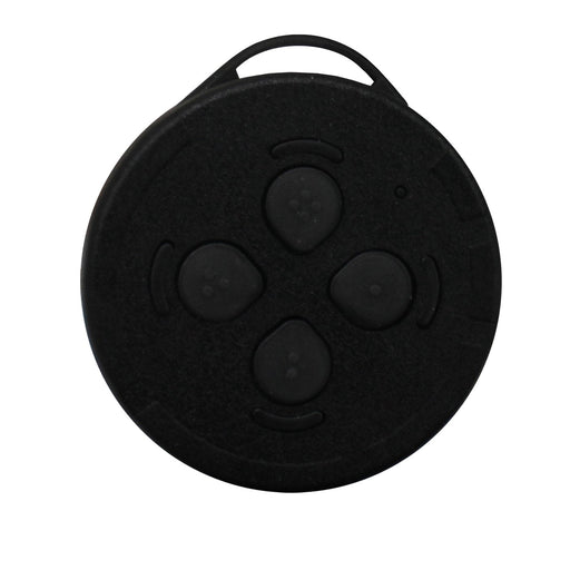 Tucker remote fob with four buttons and lanyard loop for the digital flow controller