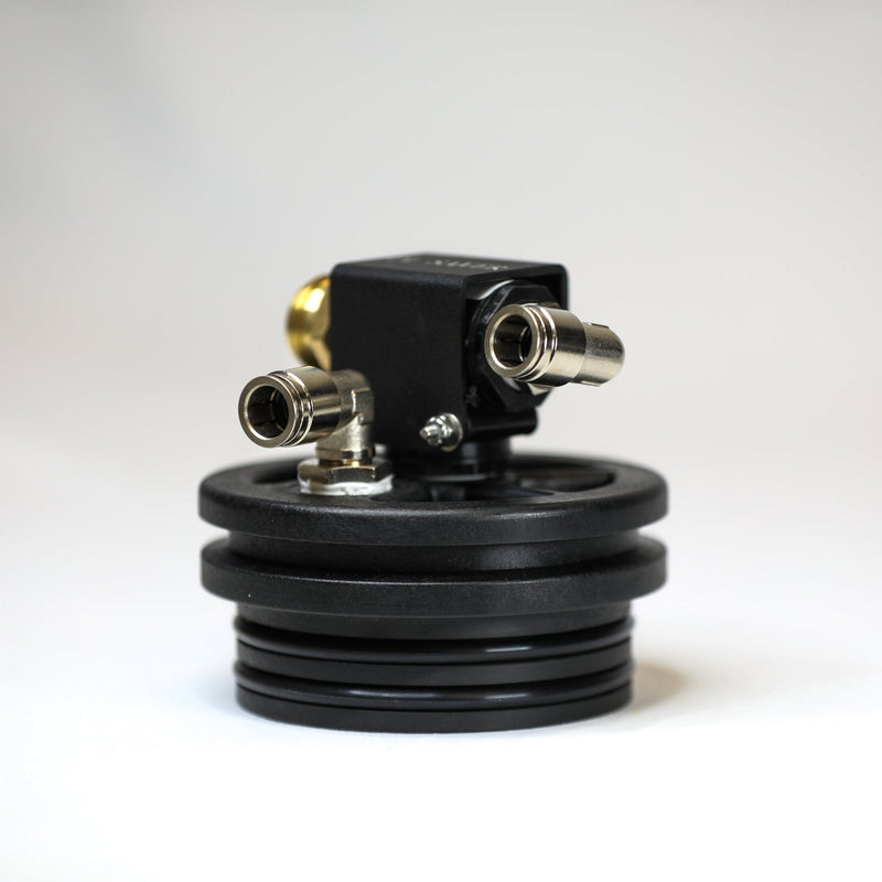 Tucker Rival V2 DI Saver upgrade hub with brass fitting