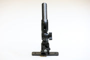 Tucker swiveling gooseneck V2, upright with mounting plate