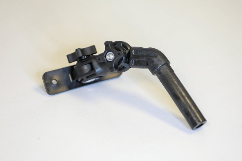 Tucker swiveling gooseneck V2, side view with knob