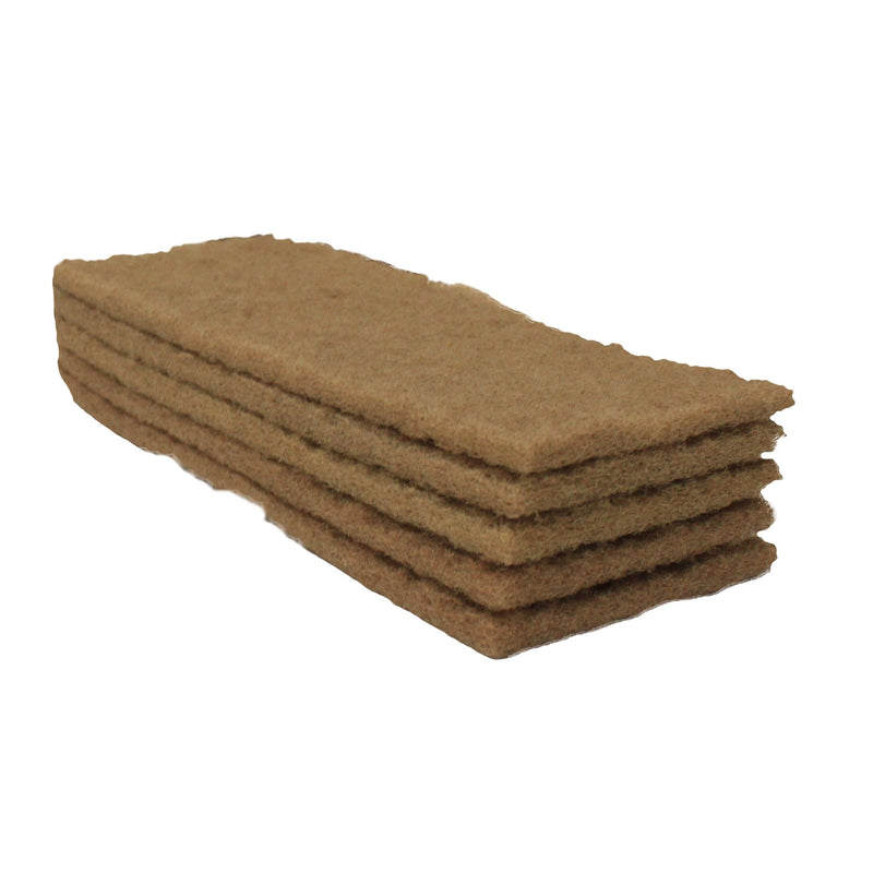 Tucker walnut scrub pads, stack of five