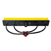 Tucker XL yellow hybrid brush, rear view of manifold and socket