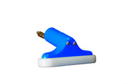 Turbo Force Raptor single-jet classic head with brass jet fitting (earlier blue housing shown), on white