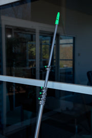 Unger Carbon Trad Pole, pole extended at a window