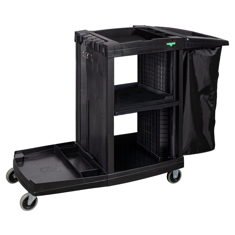 Unger CleanRx Pro Janitorial Cleaning Cart, cart, front view