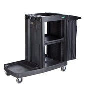 Unger CleanRx Pro Janitorial Cleaning Cart, cart, side view