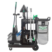 Unger DeepCleanRx Janitorial Cart System, cart, left side view