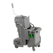 Unger Desk & Table Cleaning Kit, bucket cart, angle view