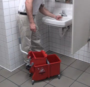 Unger Easy Adapter Hose, hose running from a sink to a mop bucket