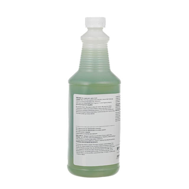 Unger Easy Glide Glass Cleaner 1 Qt., quart bottle, side view
