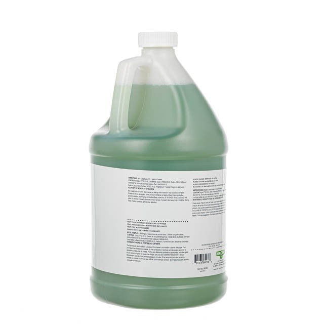Unger Easy Glide Glass Cleaner 1 Gal., gallon jug, side view
