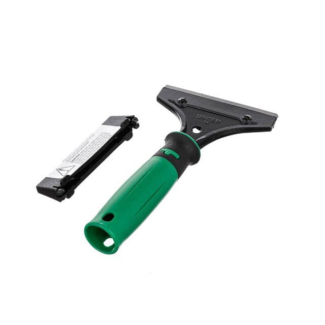 Unger ErgoTec Grill Scraper Handles, short handle with a spare blade