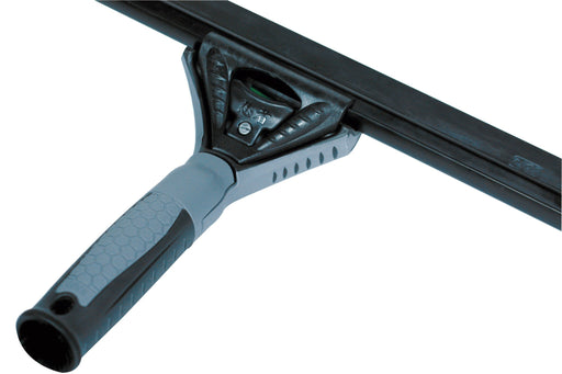 Unger ErgoTec Ninja Squeegees, rear view of handle and channel