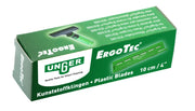 Unger ErgoTec Plastic Blade, box of 4 inch ErgoTec plastic blades