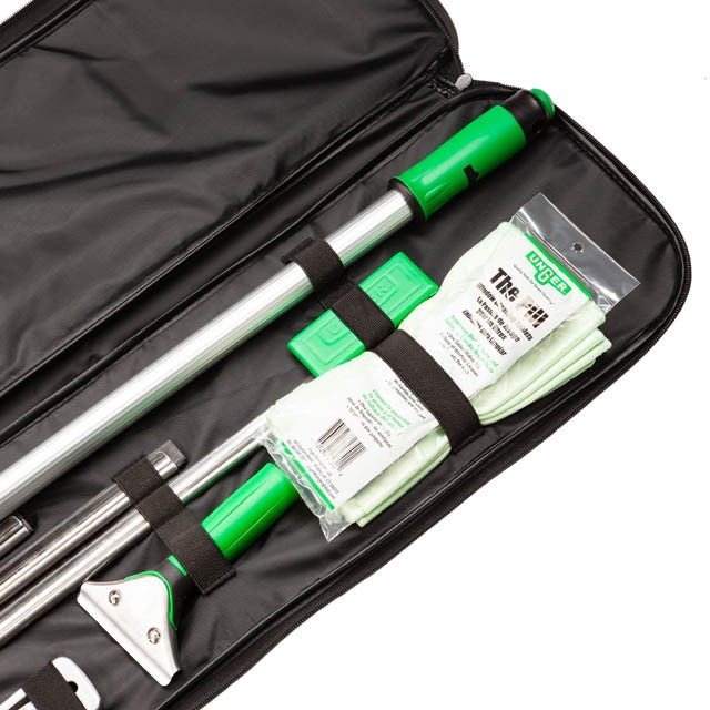 Unger ErgoTec Professional Window Cleaning Kit, bag interior with tools