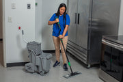 Unger Excella Floor Cleaning Bucket Pack, mopping beside the bucket