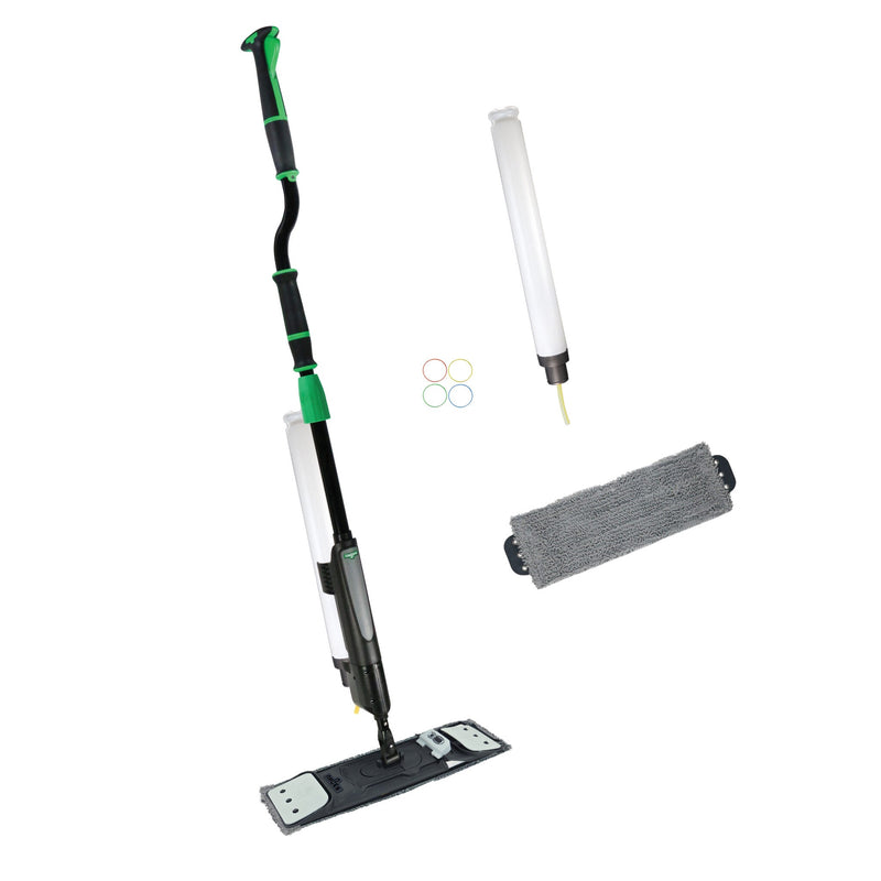Unger Excella Floor Cleaning Pocket Mop Kit, kit components