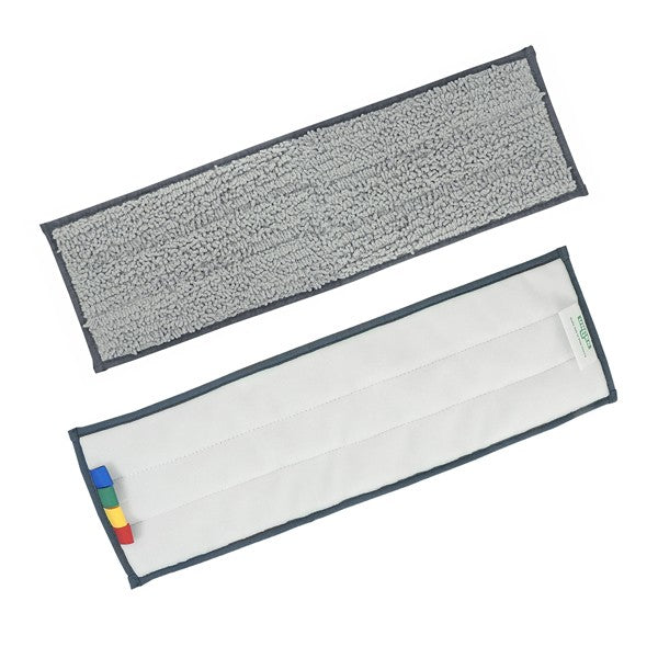 Unger Excella Floor Cleaning Straight Kit 18", 18 in microfiber pad