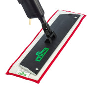 Unger Excella Restroom Cleaning Pad, restroom pad on a mop pad holder