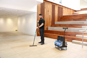 Unger Excella Straight Pole OmniClean, mopping a lobby floor
