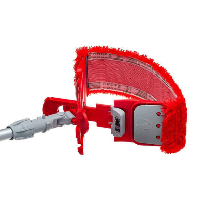 Unger EZ Flat Mop Holders 16"/40cm, red holder folding to release the pad