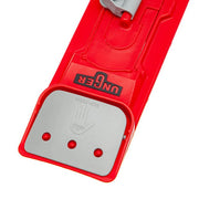Unger EZ Flat Mop Holders 16"/40cm, red holder plate close-up