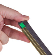 Unger GoldenClip Brass Squeegees, channel clip in hand