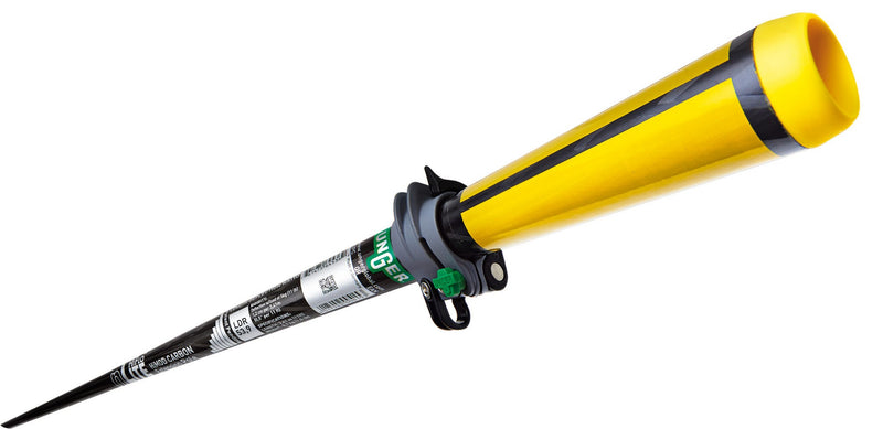 Unger HiFlo nLite HiMod Carbon Poles, pole clamp close-up