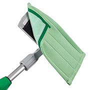 Unger Microfiber Cleaning Pad, pad fitted on a pad holder on a pole