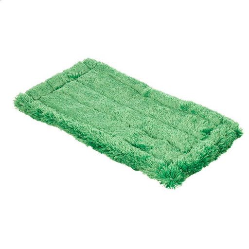 Unger Microfiber Washing Pad, green microfiber washing pad, angle view