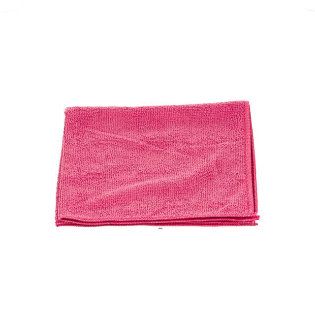Unger MicroWipe 200 UltraLite 16"x16"/40x40cm, microfibre cloth, red