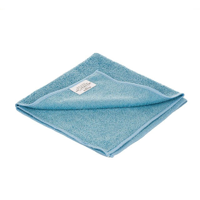 Unger MicroWipe 200 UltraLite 16"x16"/40x40cm, cloth folded, blue