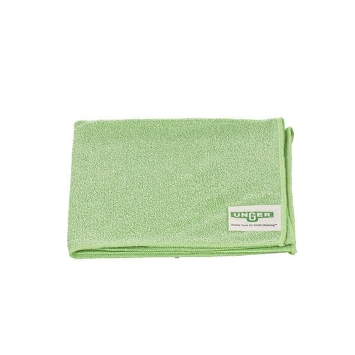 Unger MicroWipe 2000 Medium Duty 16"x16"/40x40cm, microfibre cloth, green
